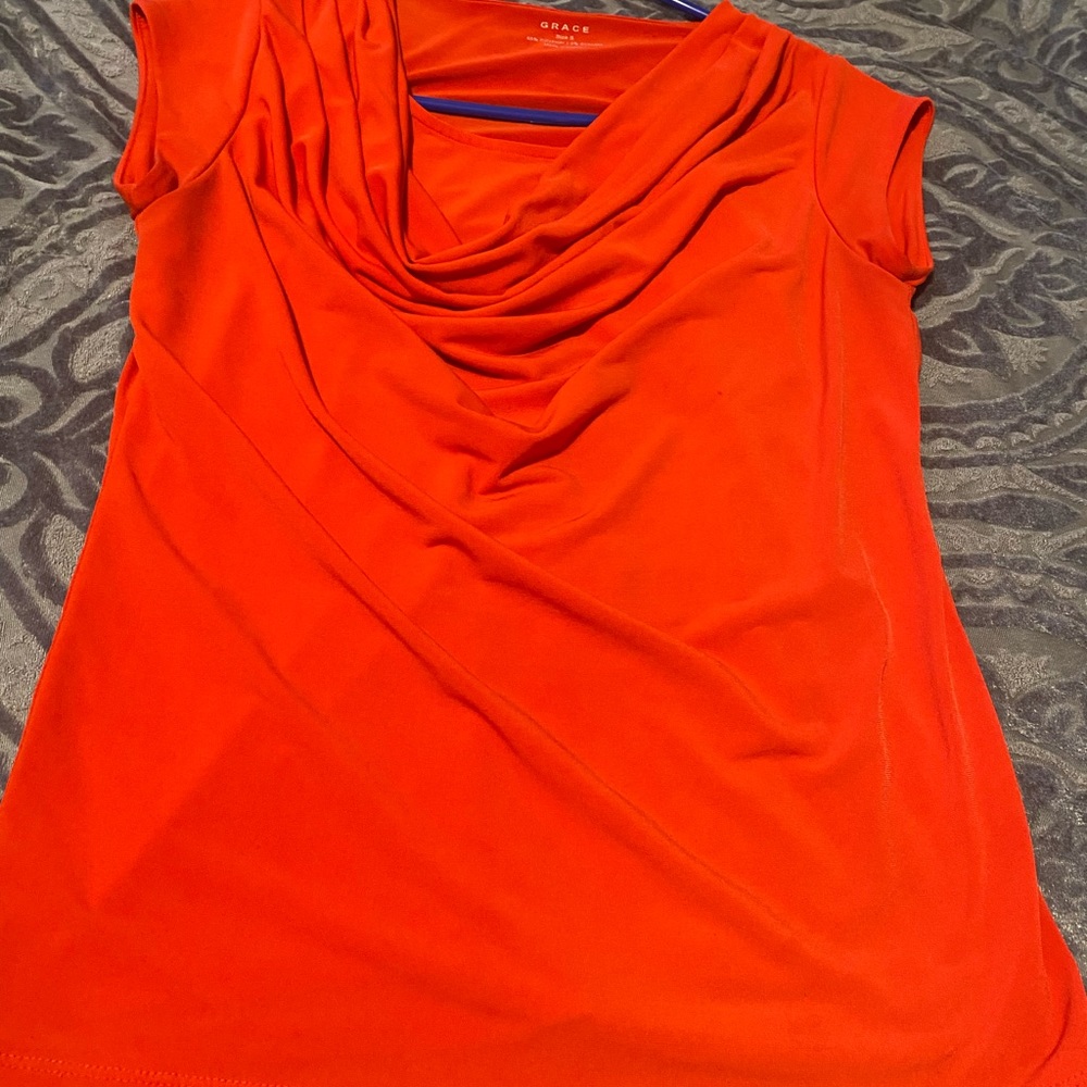Small orange shirt